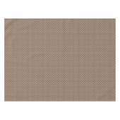 Nappe TABLECLOTH CHEX 14 COTONS BROWN 52 x 70 pouces (Devant (Horizontal))