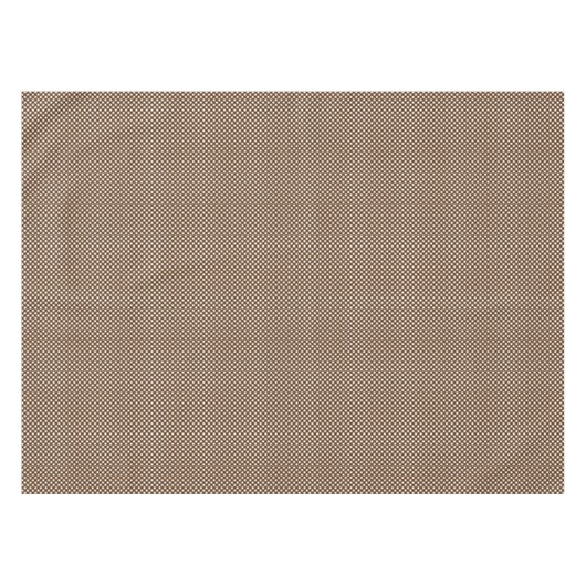 Nappe TABLECLOTH CHEX 14 COTONS BROWN 52 x 70 pouces (Devant (Horizontal))