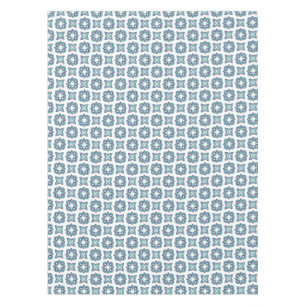 Nappe Tablecloth Country Cottage imprimé bleu & turquois