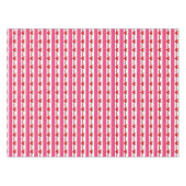 Nappe Tablecloth de la Saint-Valentin cœurs roses et bla (Devant (Horizontal))