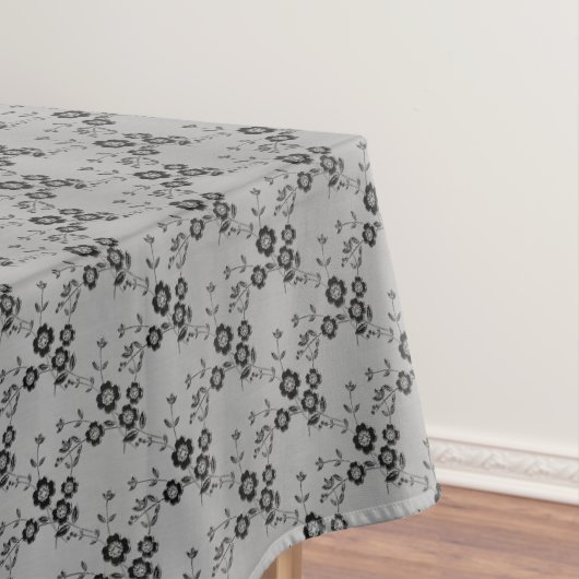 Nappe TABLECLOTH EN COTON FS Style 1-Silver-52x70 (In Situ)