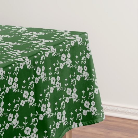 Nappe TABLECLOTH EN COTON FS Style 1-vert-blanc-52x70 (In Situ)