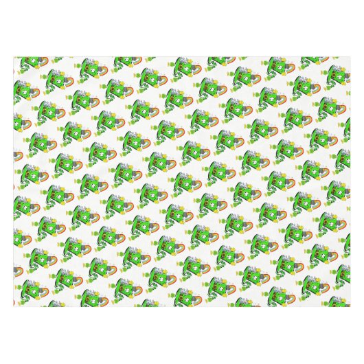 Nappe Tablecloth Happy Saint Patrick's Day Rabbit (Devant (Horizontal))