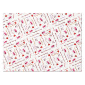 Nappe Tablecloth Happy Valentine's Day Couple Red Hearts (Devant (Horizontal))