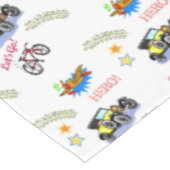 Nappe Tablecloth Hero Voiture de Vélo Avion (Angle)