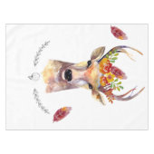 Nappe Tablecloth personnalisées cerf de boho Buck Head B (Devant (Horizontal))