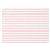 Nappe Tablecloth Pink & White Stripe (Devant (Horizontal))