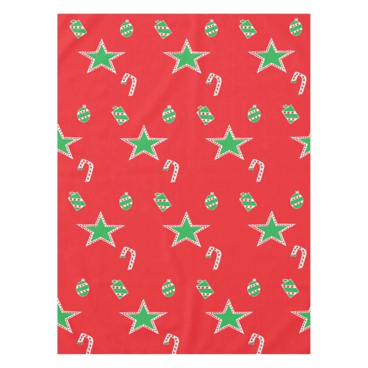 Nappe Tablecloth Polka Dot Design - Noël (Devant)