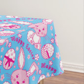 Nappe Tablecloth répéter lapin de Pâques couleur personn (In Situ)