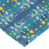 Nappe Tablecloth Spaceshies Aliens étoiles (Angle)