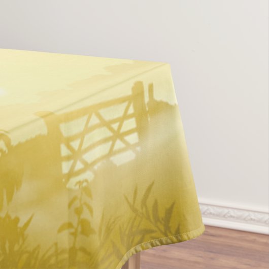 Nappe Tablecloth Sunny Matin Farm Pays Rustique Sunri (In Situ)