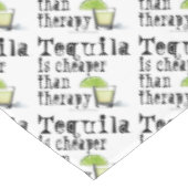 NAPPE TABLECLOTH - TEQUILA, MOINS CHER QUE LA THÉRAPIE (Angle)