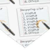 NAPPE TABLECLOTHES - VODKA SHOPPING LIST (Angle)