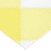 Nappe Tablecoth Yellow White Plaid  (Angle)