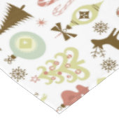 Nappe Tablerunner motif de Noël rétro (Angle)