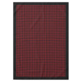Nappe Tablette classique Tartan Rouge Noir pour les vaca (Devant)