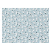 Nappe Tablette dalmate de pattes et d'os (Devant (Horizontal))