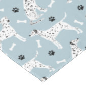 Nappe Tablette dalmate de pattes et d'os (Angle)