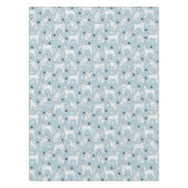 Nappe Tablette dalmate de pattes et d'os (Devant)