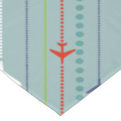 Nappe Tablette Motif d'avion rétro (Angle)