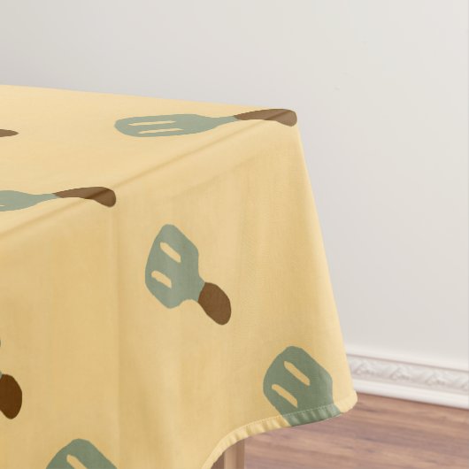 Nappe Tabouret gris tirant motif brun (In Situ)