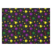 Nappe Taches de peinture sur fond noir (Devant (Horizontal))
