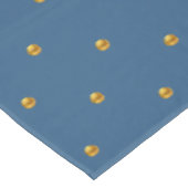 Nappe Taches dorées élégantes sur bleu de récompense (Angle)