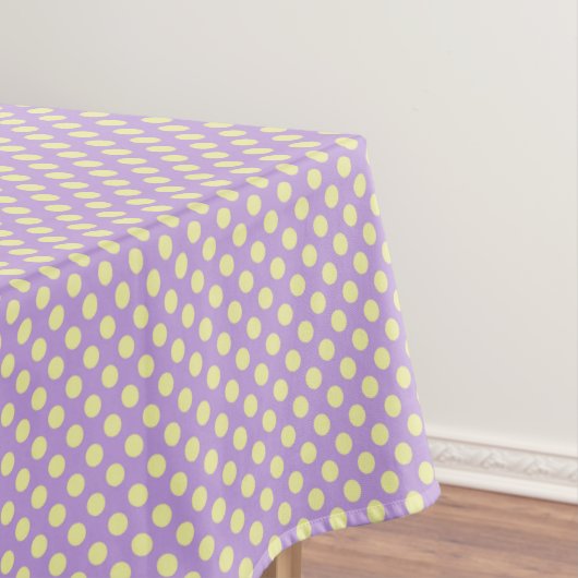Nappe Taches pois lavande et citron (In Situ)