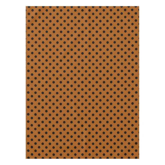 Nappe Taches pois marron et noir (Devant)
