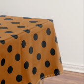Nappe Taches pois marron et noir (In Situ)