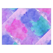 Nappe Taches roses, pourpres, turquoises, et bleues (Devant (Horizontal))