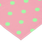 Nappe Taches vertes roses (Angle)