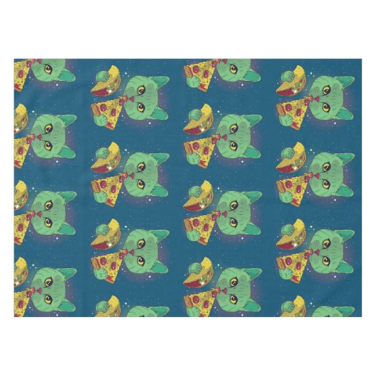 Nappe Taco et Pizza Cosmic Space Cat (Devant (Horizontal))