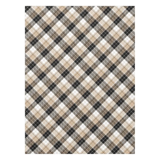Nappe Tan et plaid noir (Devant)