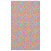 Nappe Tangérines de framboise sur bleu turquoise clair (Devant)