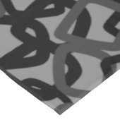 Nappe Tangle carré gris charbon noir (Angle)
