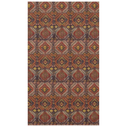 Nappe Tapis caucasien aux couleurs chaudes (Devant)