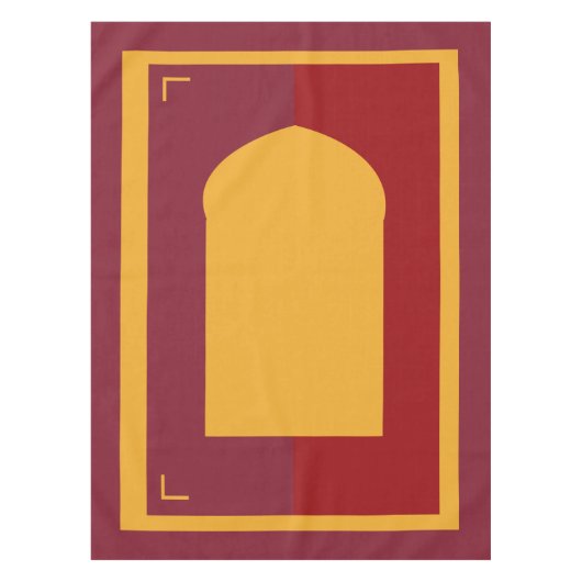 Nappe Tapis de prière islamique (Devant)
