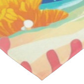 Nappe Tapis de table tortue Boho australien | Ensoleillé (Angle)