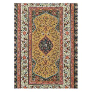 Nappe Tapis Élegant Tapisserie Perse Antique Riche