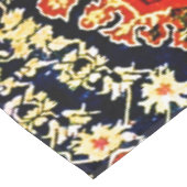 Nappe Tapis oriental en bleu&orange (Angle)