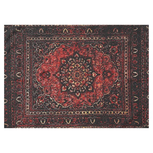 Nappe Tapis persan dans le champ teinté rose (Devant (Horizontal))