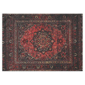 Nappe Tapis persan dans un champ teinté de rose (Devant (Horizontal))