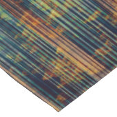 Nappe Tapisserie Abstraite Bleu Sarcelle Vert Orange (Angle)