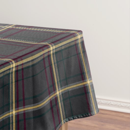 Nappe Tartan à carreaux gris et vert (In Situ)