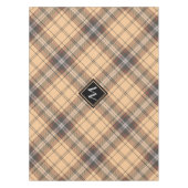 Nappe Tartan beige et Brown (Devant)