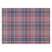 Nappe Tartan blanc et bleu rouge (Devant (Horizontal))