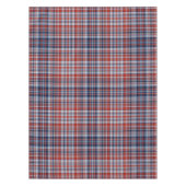 Nappe Tartan blanc et bleu rouge (Devant)