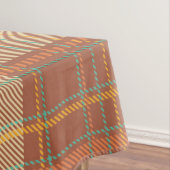 Nappe Tartan - Brown, Beige, Turquoise, Orange, Jaune (In Situ)