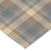 Nappe Tartan - couleurs Brown, bleues et sable (Angle)